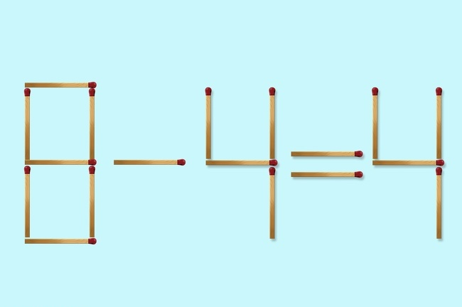 Đáp án '3 cách giải bài toán di chuyển que diêm'